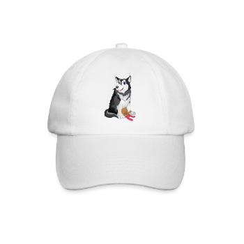 Little Husky - Baseball Cap - white/white - Front