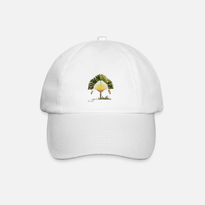 Ravinala Madagascar - Baseball Cap - white/white