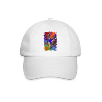flower power psychédélique - Casquette classique - blanc/blanc - Devant