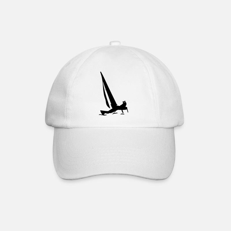 catamaran - Casquette classique - blanc/blanc
