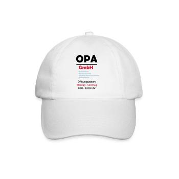 opa gmbh 02 - Baseballkappe - Weiß/Weiß - Vorne