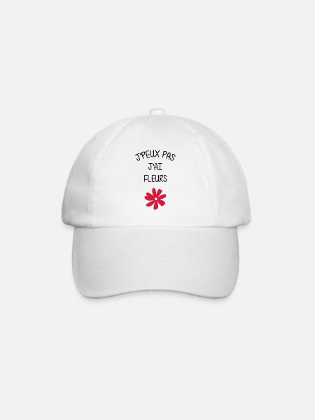 Florist / Flower / Floristin / Fleur / Fleuriste - Baseball Cap - white/white