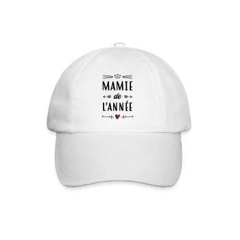Mamie Mamy Grand-Mère Grand Mere Grands Parents - Baseball Cap - white/white - Front