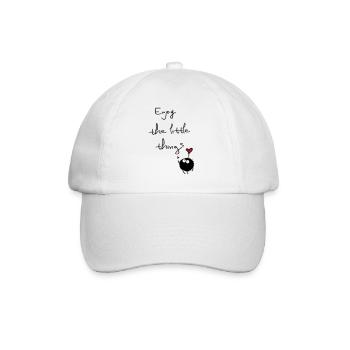 profiter des petites choses - Casquette classique - blanc/blanc - Devant