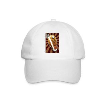 Réservoir de hachoir de moto - Casquette classique - blanc/blanc - Devant