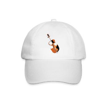 Violine - Baseballkappe - Weiß/Weiß - Vorne