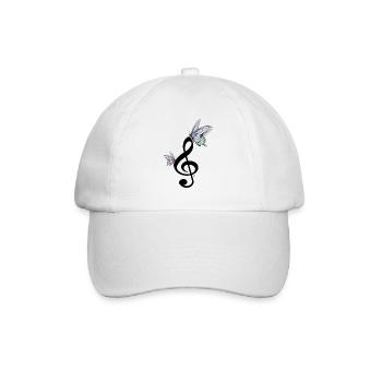 Of course Music! - Baseball Cap - white/white - Front