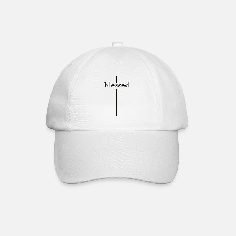 Jesus - Baseball Cap - white/white