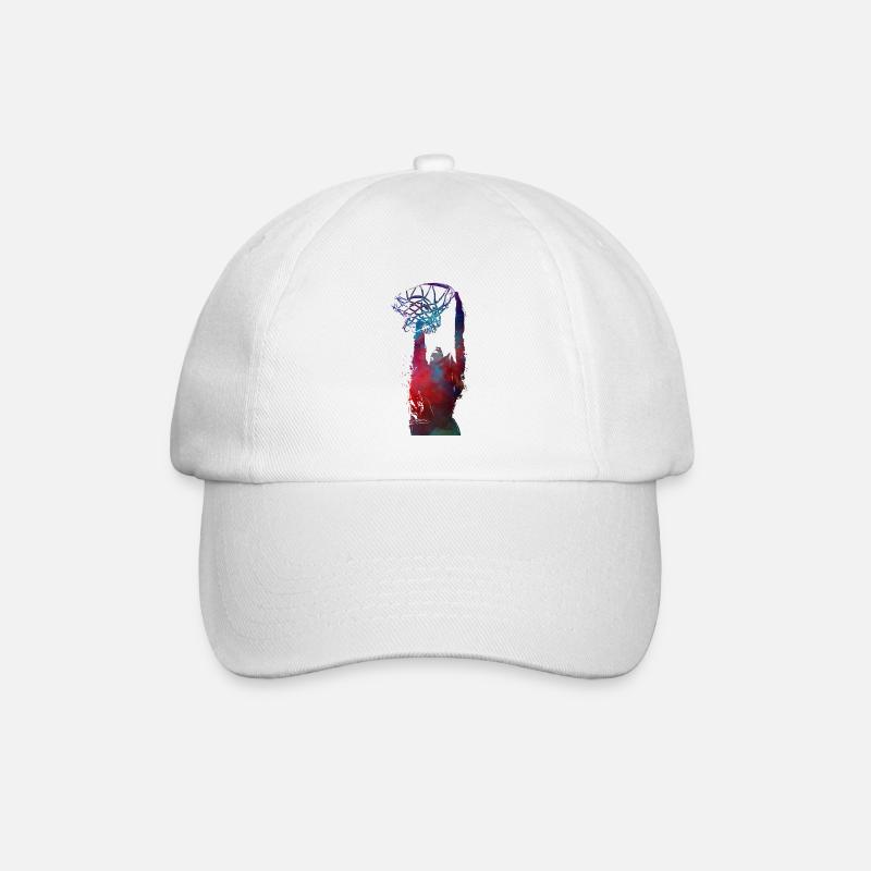 Basketball Sport - Baseballkappe - Weiß/Weiß