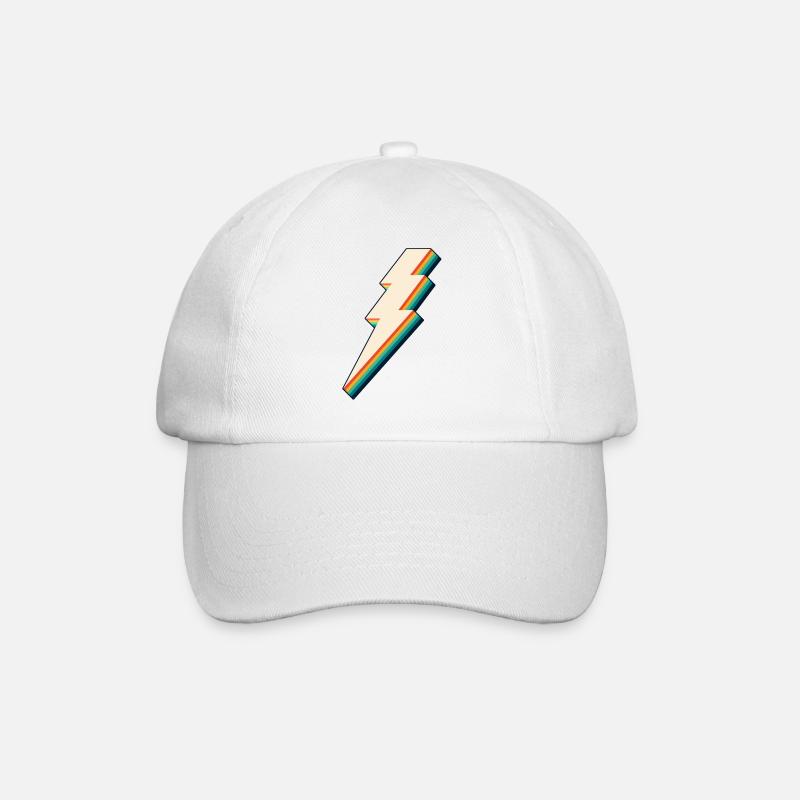 Blitz - Baseballkappe - Weiß/Weiß