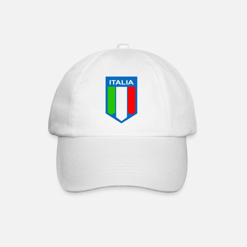 Drapeau Italia - Casquette classique - blanc/blanc