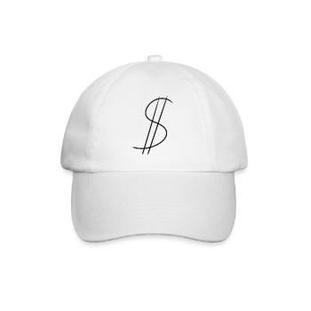 Argent en dollars - Casquette classique - blanc/blanc - Devant