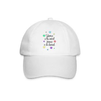 Peace - Baseball Cap - white/white - Front