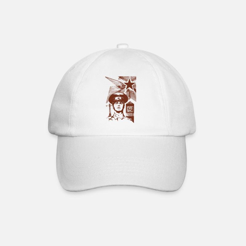 URSS Union soviétique Lénine don Poutine - Casquette classique - blanc/blanc