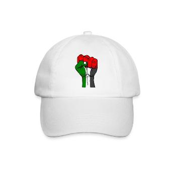 free palestine - Baseball Cap - white/white - Front
