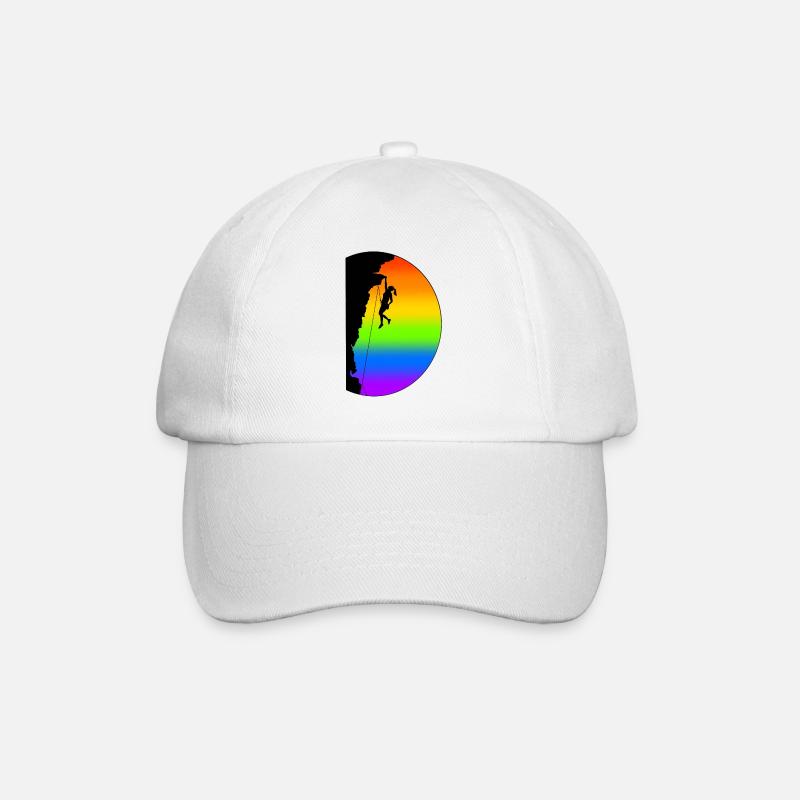 Climb on (She, LBGT) - Baseballkappe - Weiß/Weiß