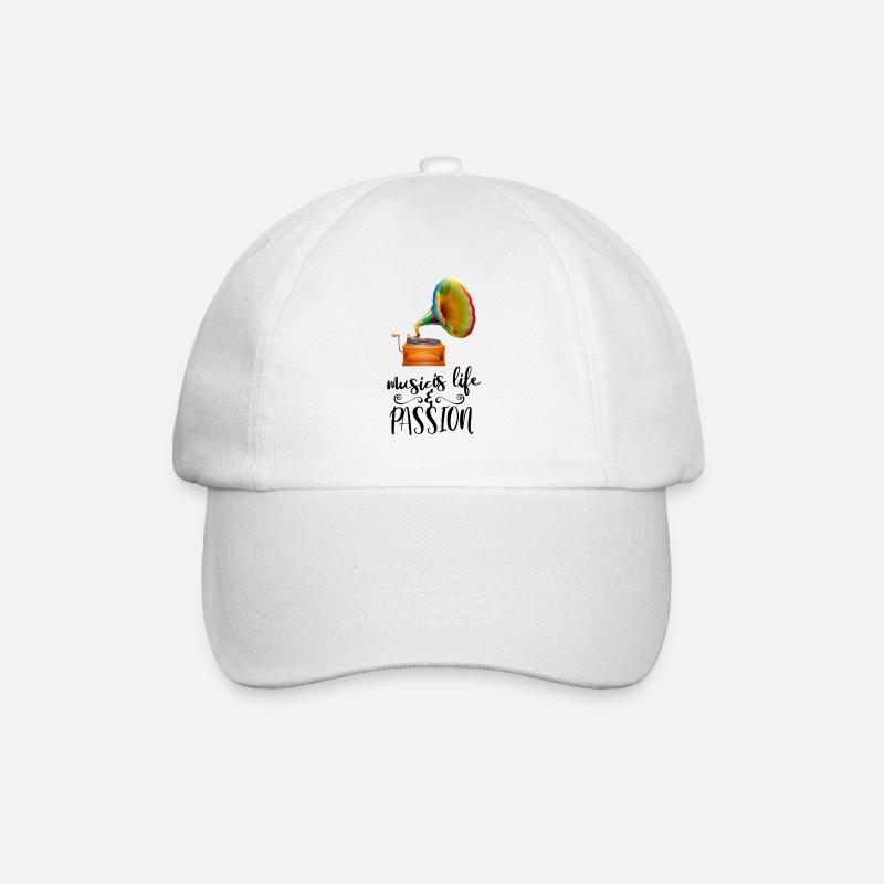 music - Casquette classique - blanc/blanc
