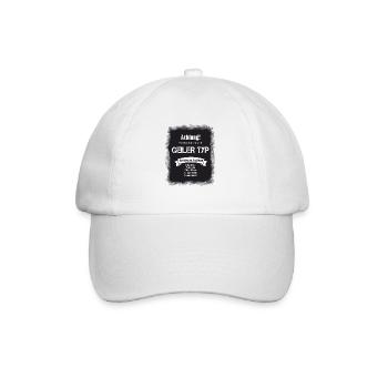 Achtung GEILER TYP - Limited edition - Baseballkappe - Weiß/Weiß - Vorne