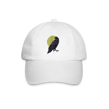 Raven Moon - Baseball Cap - white/white - Front