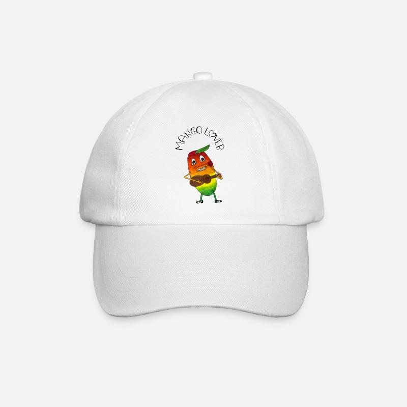 MangoLover - Baseballkappe - Weiß/Weiß