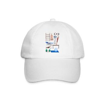 Physiotherapy - Baseball Cap - white/white - Front