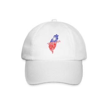 Free Taiwan - Baseballkappe - Weiß/Weiß - Vorne