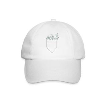 Plantes de poche - Casquette classique - blanc/blanc - Devant