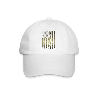 Armée militaire marine armée forces armées liberté des soldats - Casquette classique - blanc/blanc - Devant