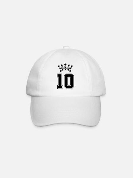 10 krone - Baseballkappe - Weiß/Weiß