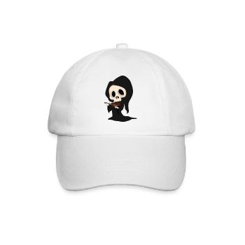 Grim Reaper - Baseball Cap - white/white - Front