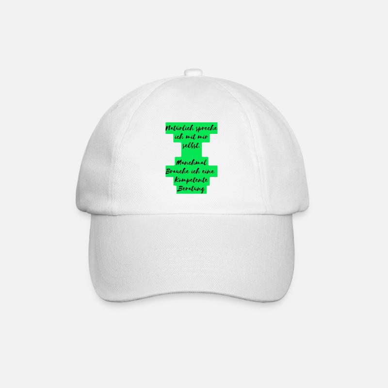 Kopetente Beratung - Baseballkappe - Weiß/Weiß