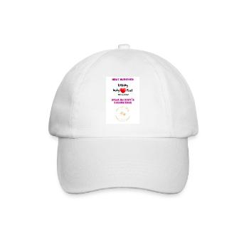 Whisky Indy Love Festival Wow I survived 2022 - Baseball Cap - white/white - Front