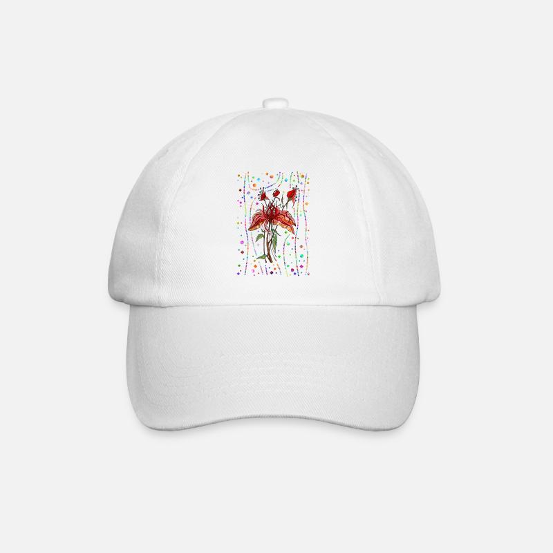 Fleur - Casquette classique - blanc/blanc