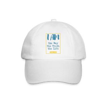 Le chemin, la vérité, la vie - Casquette classique - blanc/blanc - Devant