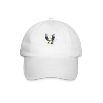 Dreamy skull - Baseball Cap - white/white - Front