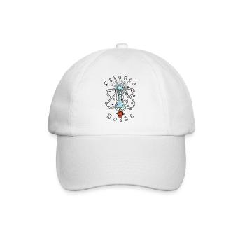 Science Physics rocks - Baseball Cap - white/white - Front