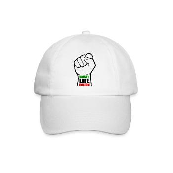 Women life freedom - Baseball Cap - white/white - Front