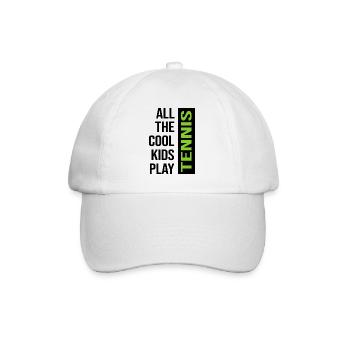 Tennis Tennis Match Joueur de tennis Match Ball - Casquette classique - blanc/blanc - Devant