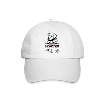 Ohne Maremma Sheepdog ist alles doof - Baseballkappe - Weiß/Weiß - Vorne