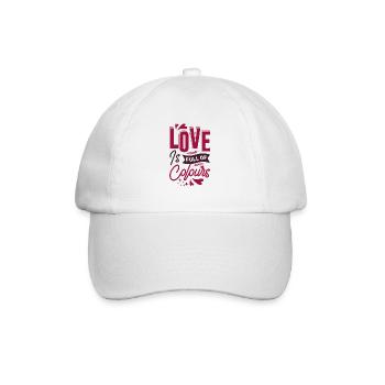 Love is full of colours - Casquette classique - blanc/blanc - Devant