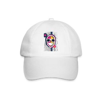 Fun Joke MBP - Baseball Cap - white/white - Front