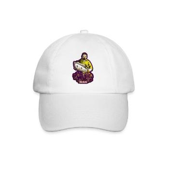 Saw Man - Baseballkappe - Weiß/Weiß - Vorne
