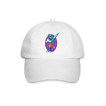 Lustiger kleiner Osterhase - Baseballkappe - Weiß/Weiß - Vorne
