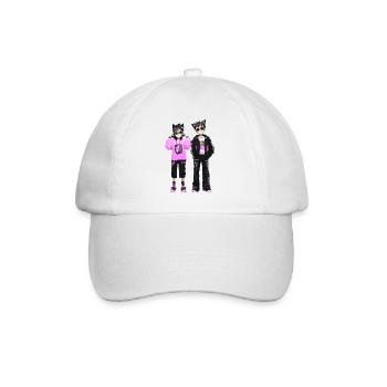 Cosplay Boy and Girl - Baseball Cap - white/white - Front