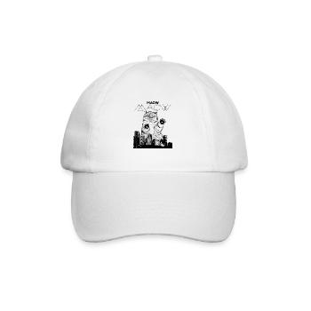 Cat Lovers i love Cat animal lovers - Baseballkappe - Weiß/Weiß - Vorne