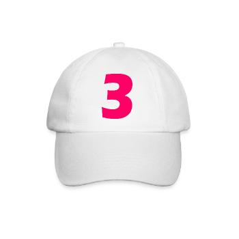 3 - Casquette classique - blanc/blanc - Devant