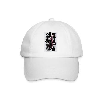 Graffiti de chat Design par ART8NS Art ON Streetwear - Casquette classique - blanc/blanc - Devant