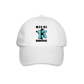 MEC DE MARSEILLE - Casquette classique - blanc/blanc - Devant