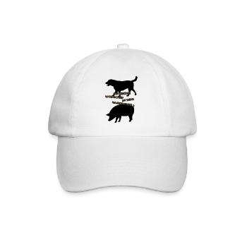 Der einzige Unterschied ist deine Wahrnehmung 4.0 - Baseballkappe - Weiß/Weiß - Vorne