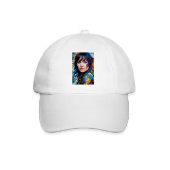 Colorful Beauty 3 - Baseball Cap - white/white - Front